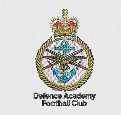 Defence Academy Football Club Crest Patch Design